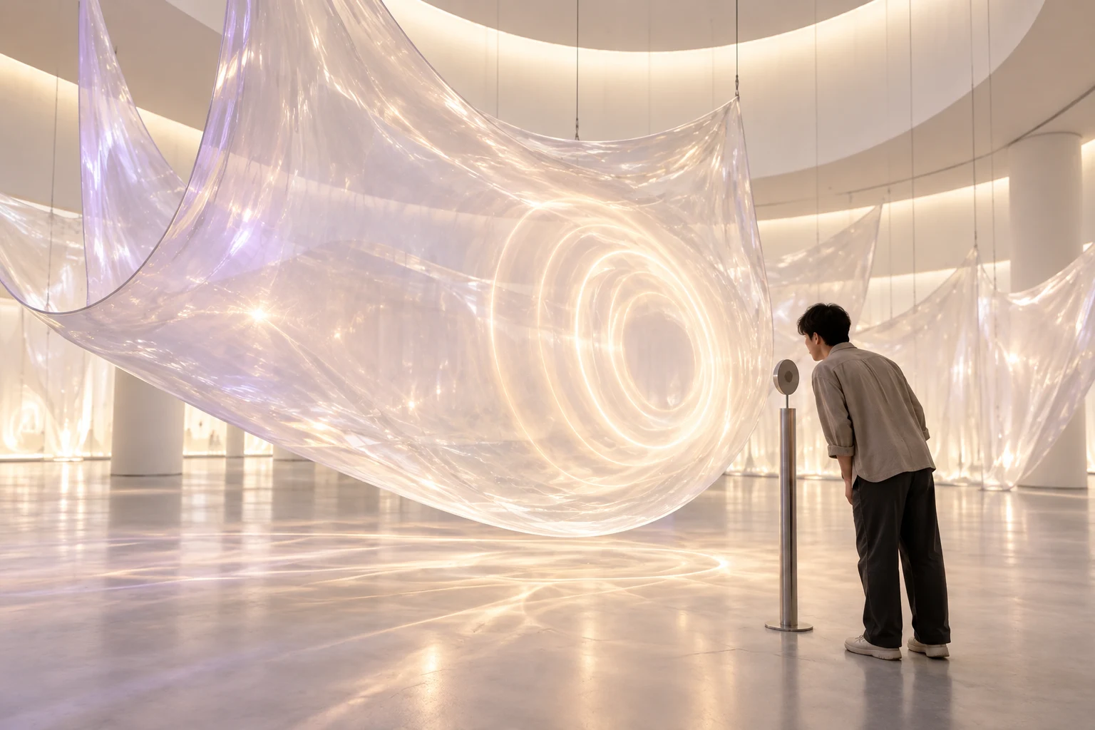 声の環の架空展示イメージ